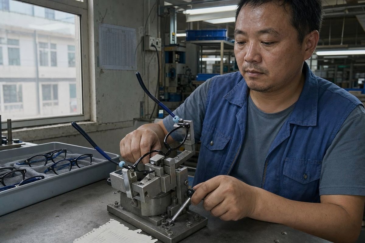 Safety audit checking sharp edges, hinge durability, and material compliance on kids' frames (ID#3)