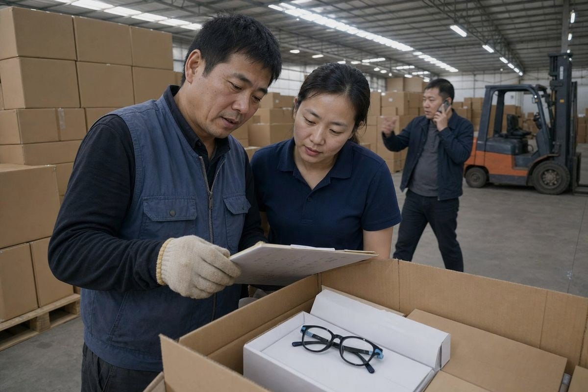 Dividing freight forwarder responsibilities to prevent customs issues for kids' optical frames (ID#1)