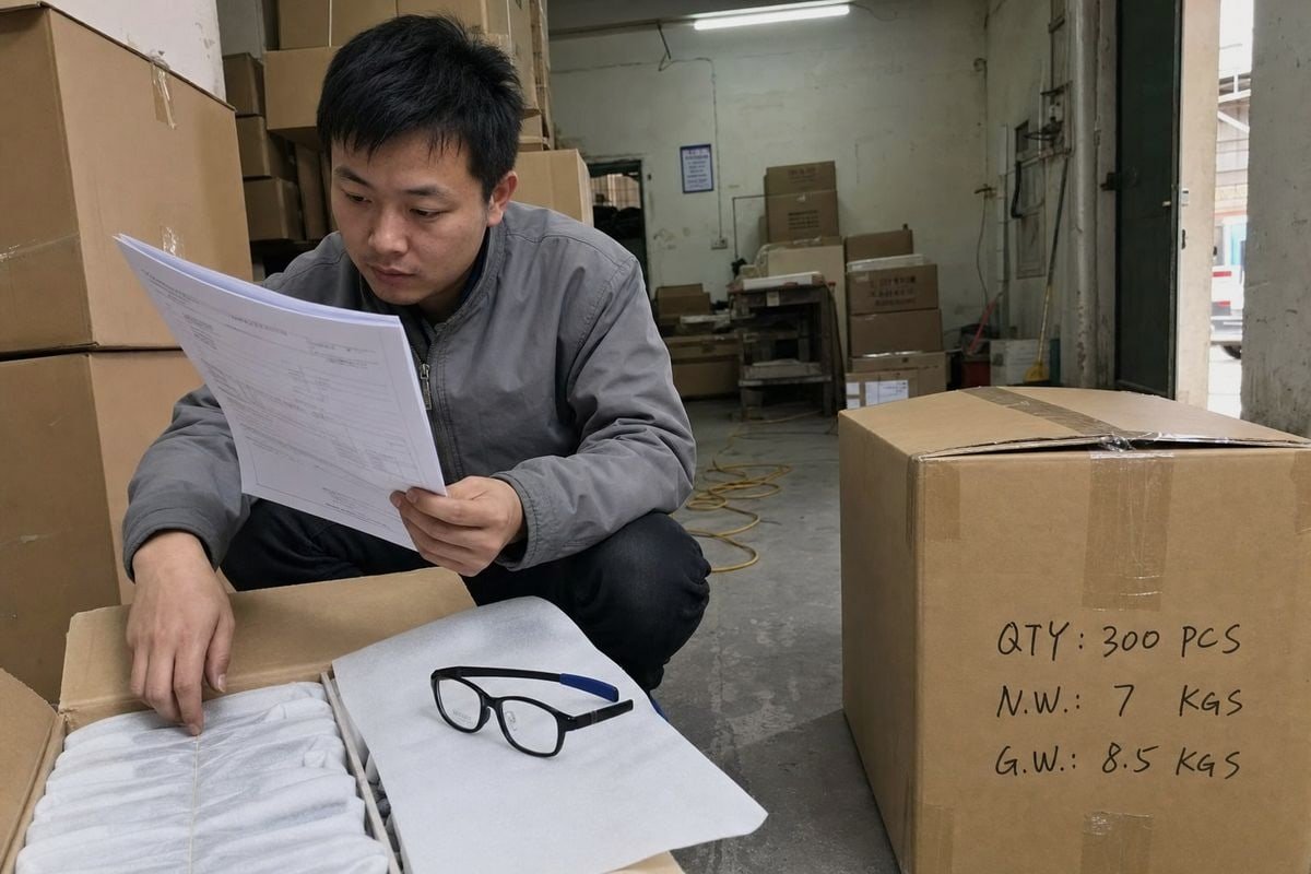 Essential customs documents required from freight forwarders for kids' optical frames shipments (ID#2)