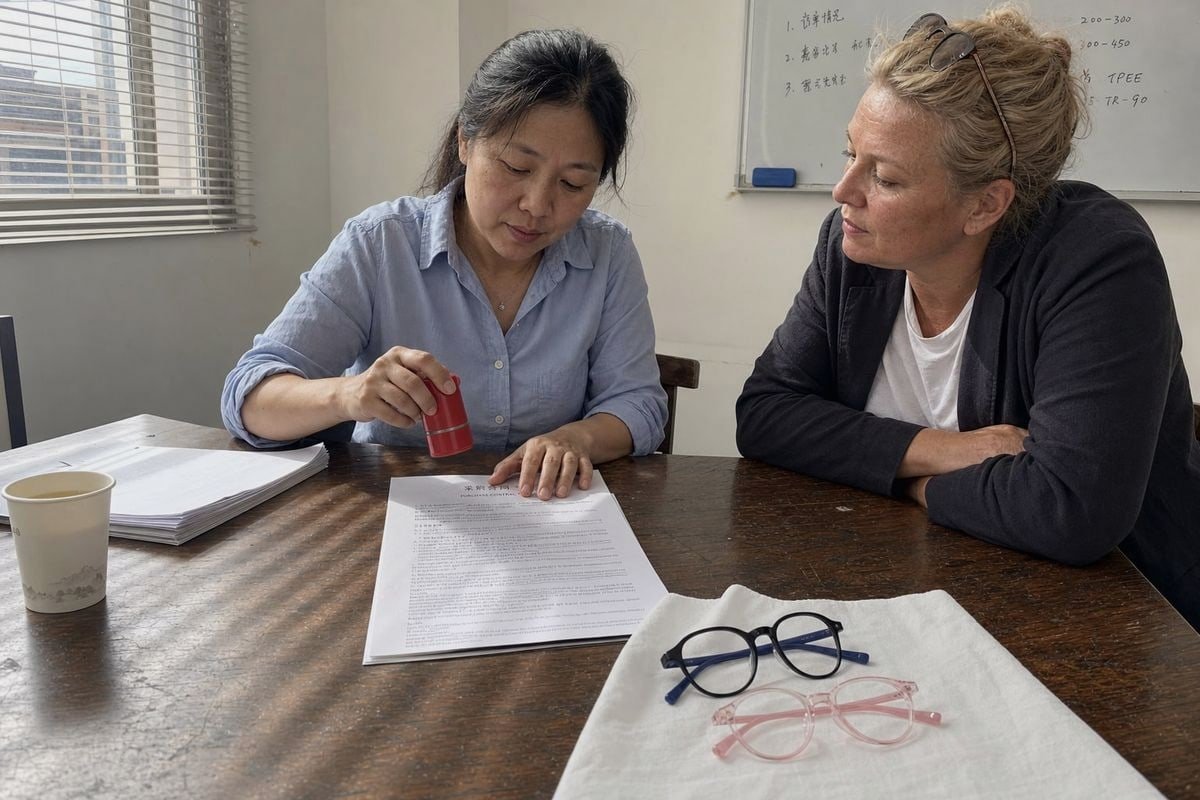NNN Agreement Protection NNN agreement clauses protecting kids optical frame designs legally from factories (ID#2)