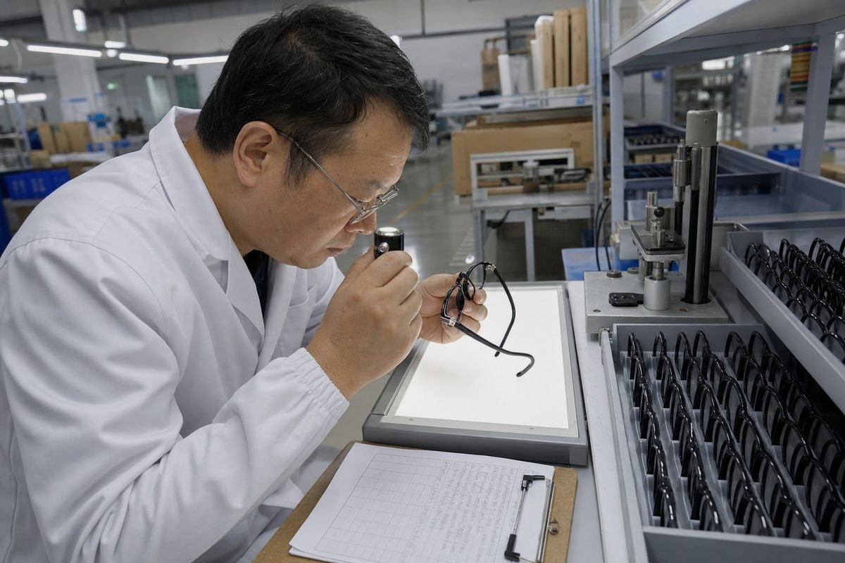 Quality control checklist covering hinge torque, impact testing, and AQL inspection standards (ID#3)