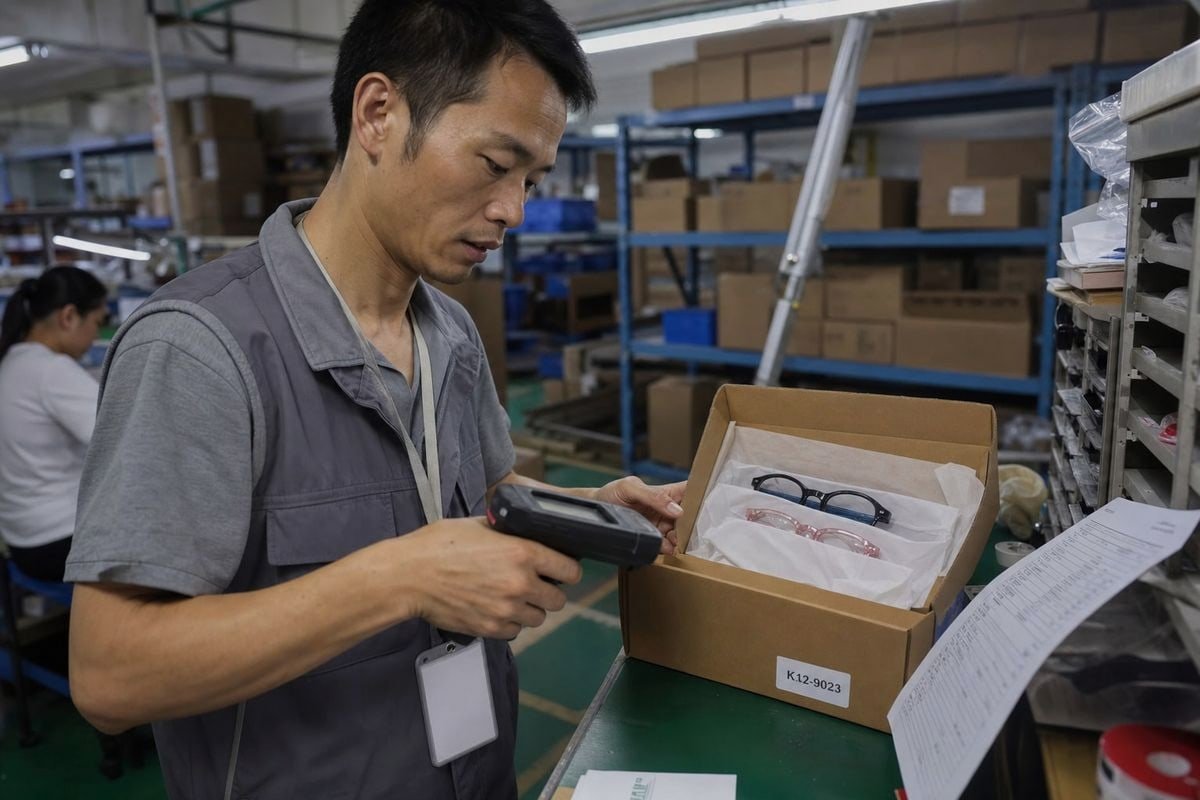 Signed packing spec and golden sample ensure correct frame styles per store (ID#3)