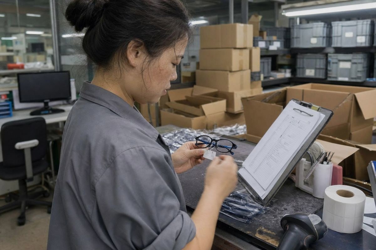 Guide to getting China factories to attach price tags and UPC barcodes on kids optical frames (ID#1)