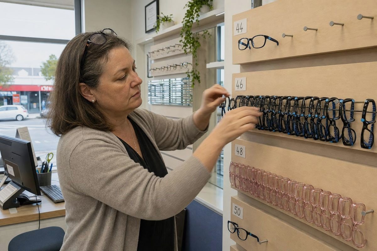 Guide to managing slow-selling kids optical frame sizes while keeping full stock (ID#1)