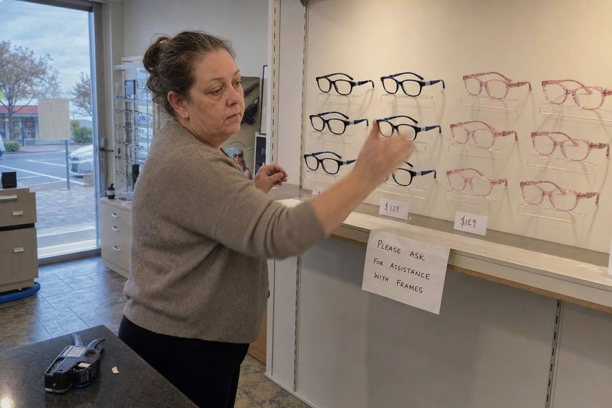 Guide to allocating shelf space between private-label and licensed kids' optical frames (ID#1)