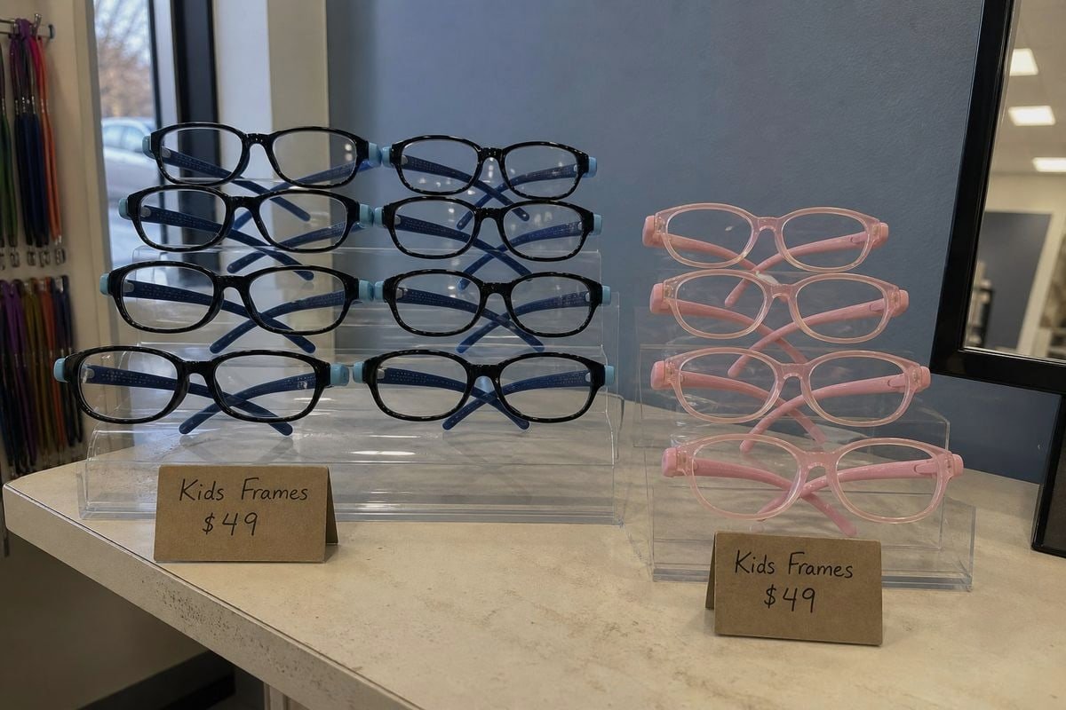Private-Label Style Selection Private-label kids' frames with TR90 comfort and playful colors to rival licensed brands (ID#4)