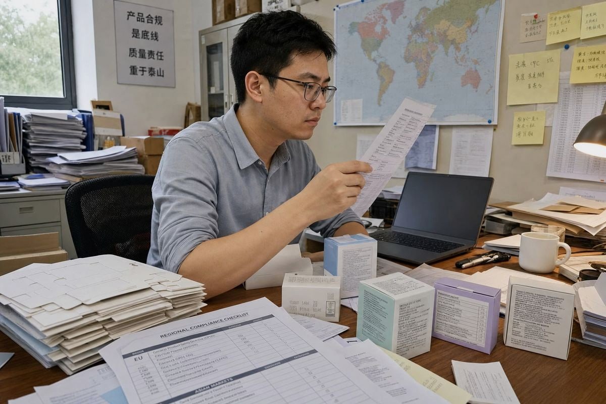 Language and labeling requirements checklist for kids optical frame packaging across regions (ID#2)