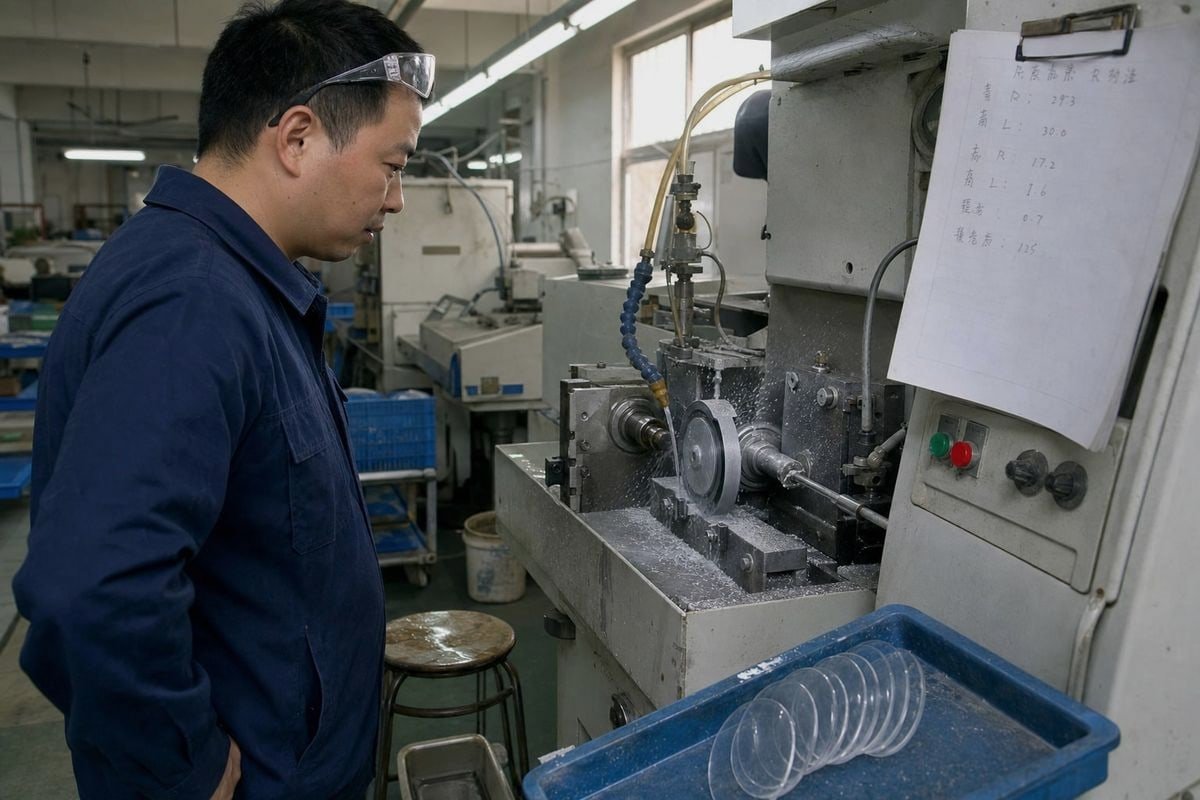 OEM Groove Depth Specification Written groove depth specification ensures consistent OEM lens manufacturing (ID#4)