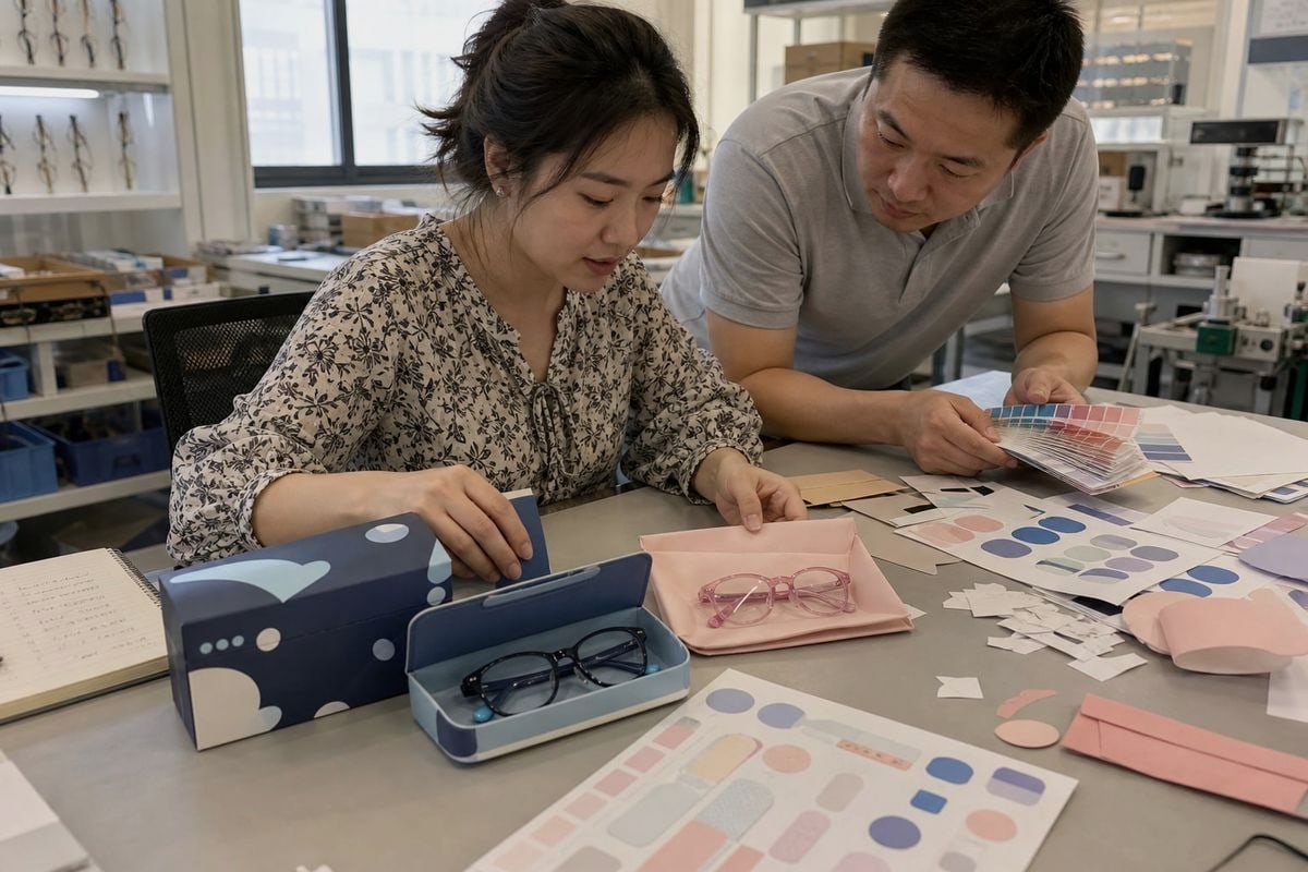 MOQs and Lead Times MOQ and lead time guidance for custom packaging development with eyewear manufacturers (ID#5)
