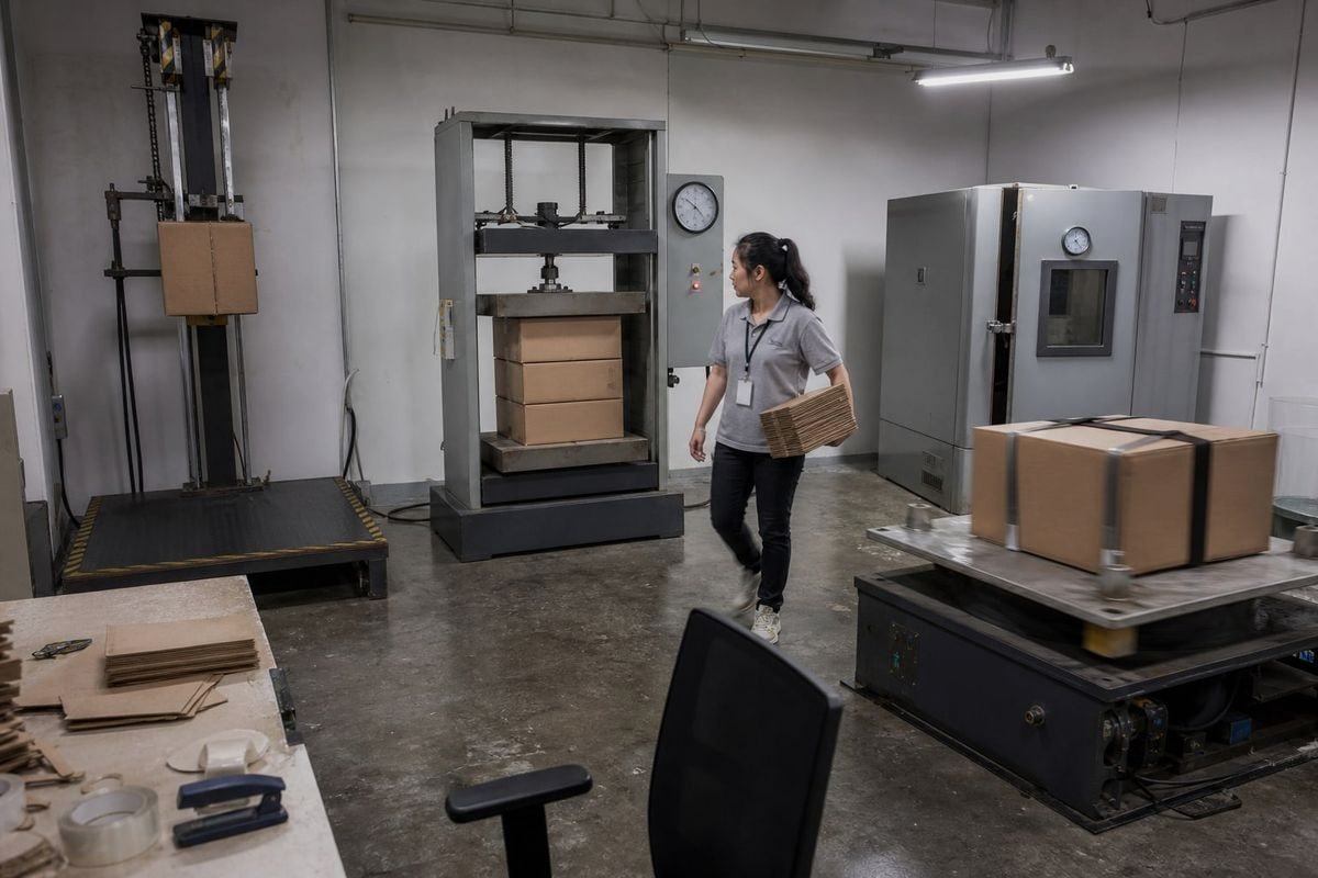 Four essential packaging tests for shipping kids optical frames overseas safely (ID#2)