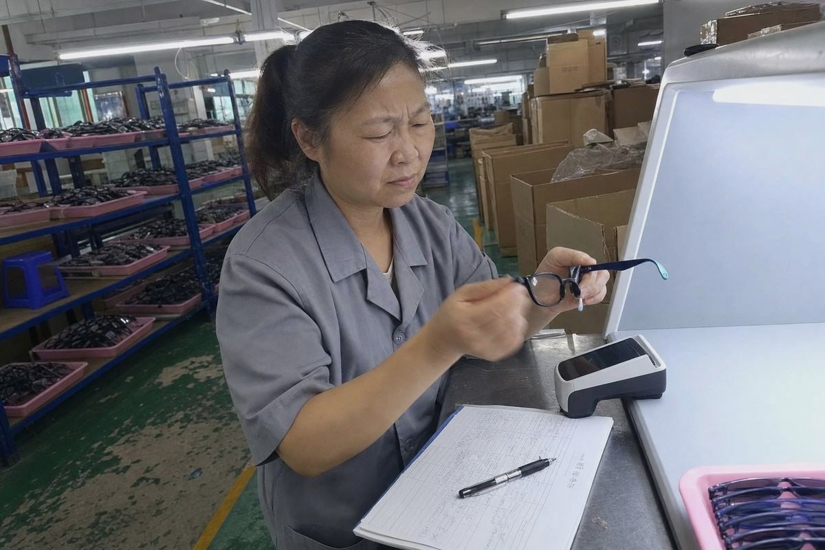 Setting color consistency standards for kids optical frames across production batches (ID#1)