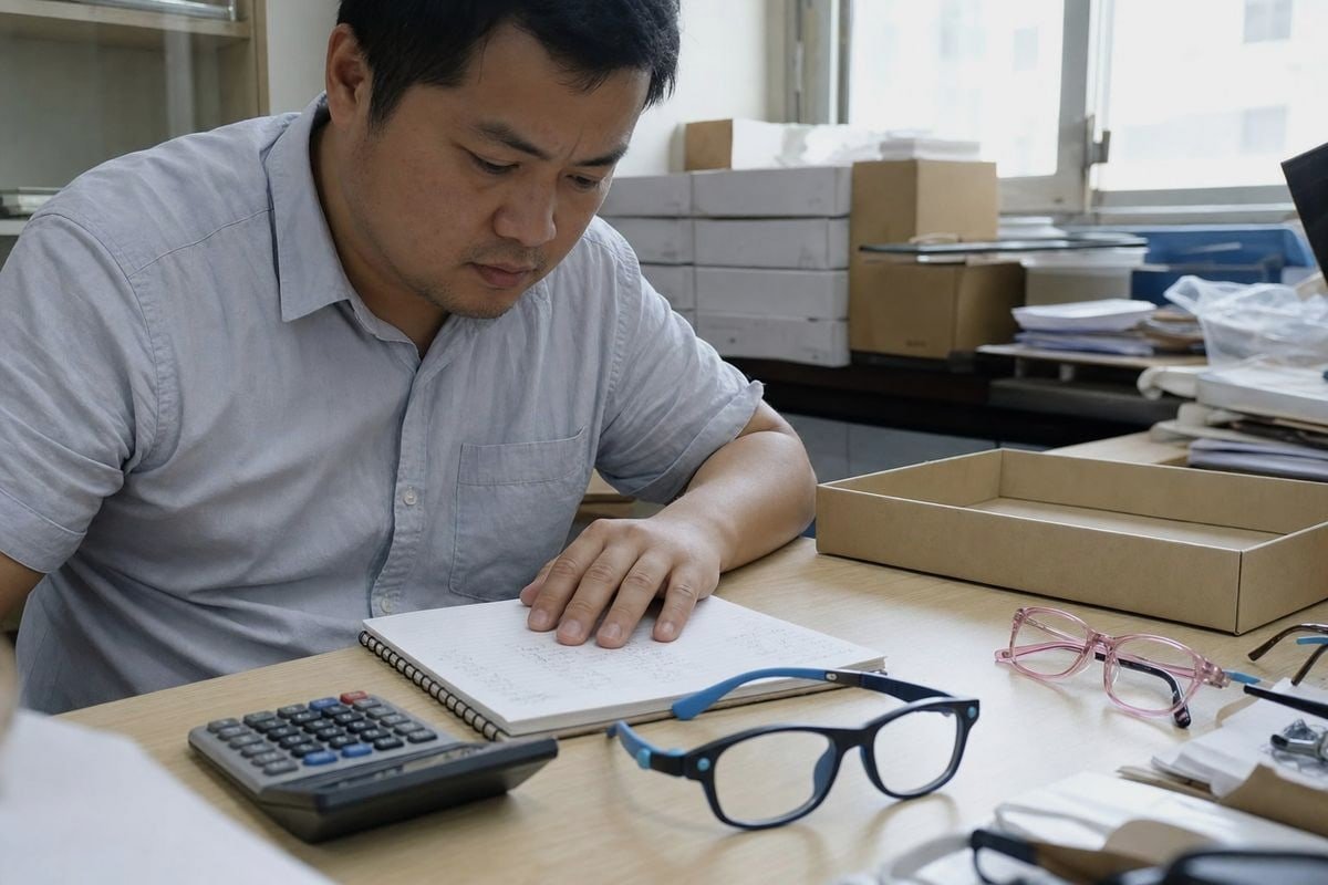 Calculating reorder ratios and safety stock for each kids optical frame style and size (ID#3)