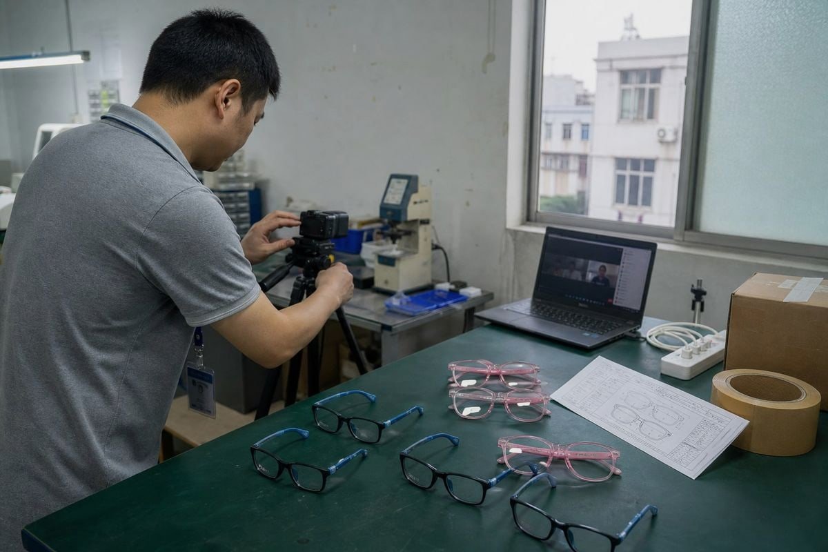 Manufacturer Training Material Collaboration Collaborating with manufacturers to develop optician frame fitting training materials (ID#5)