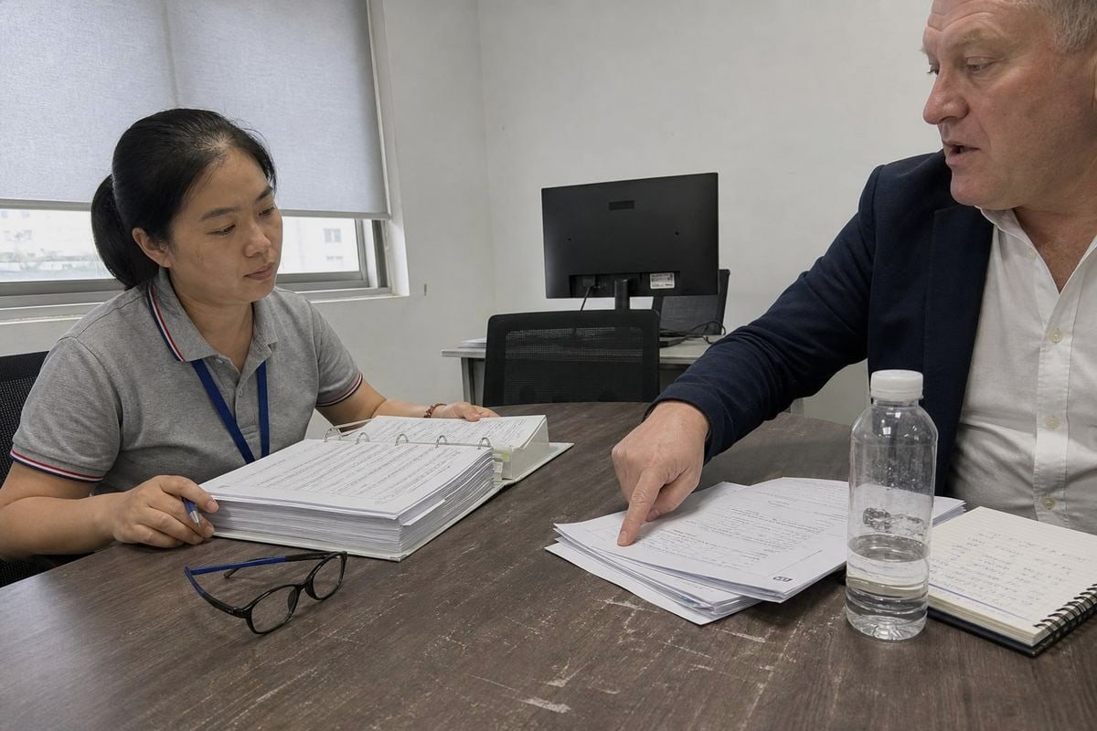 Compliance Document Checklist Documents required to confirm ISO 13485 and QMSR compliance before signing supplier contracts (ID#2)