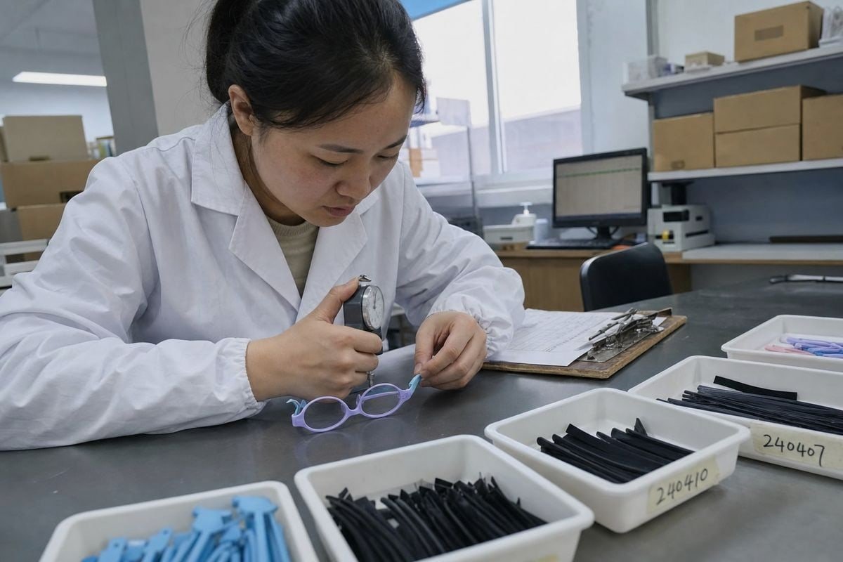 Supplier providing compliant third-party testing data for kids optical frames (ID#3)