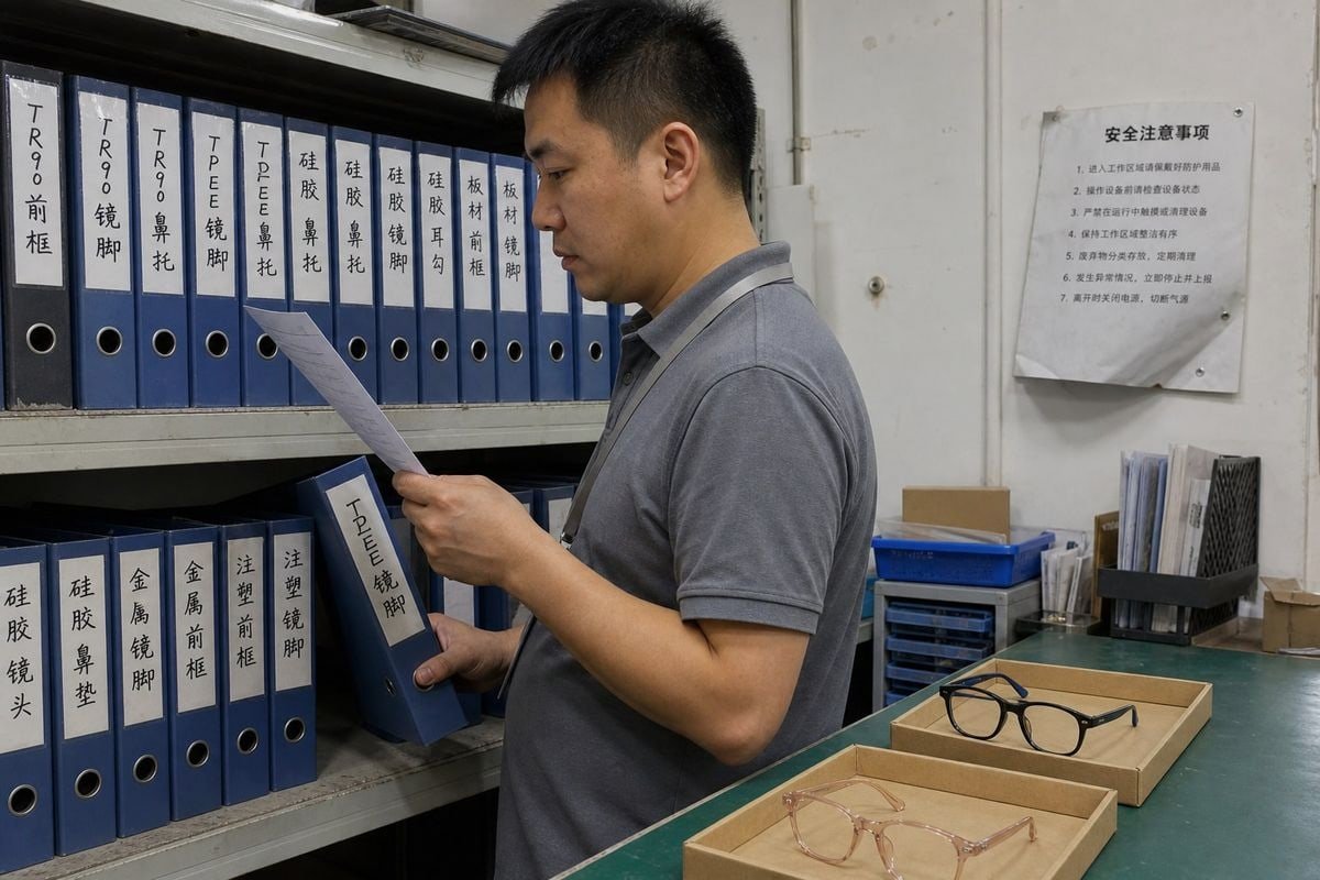 Supplier CPC Verification Verify supplier test reports from CPSC-accepted lab before ordering kids optical frames (ID#2)