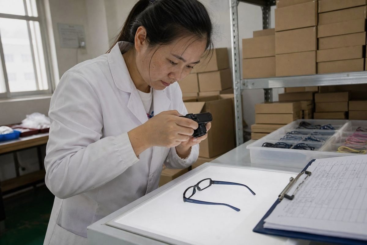 Avoiding Customs Inspection Failures Prevent customs delays with permanent temple marks verified before shipment inspection (ID#5)