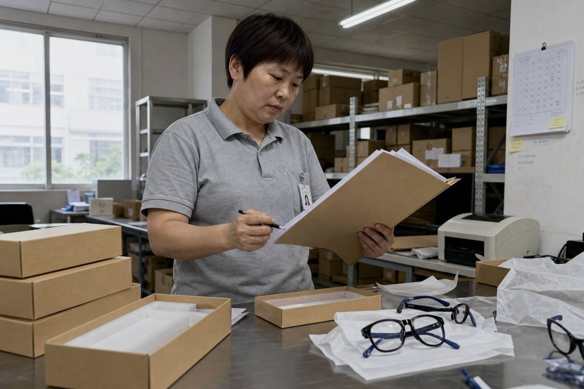 Guide to requesting PPWR-compliant packaging for kids' optical frames from suppliers (ID#1)