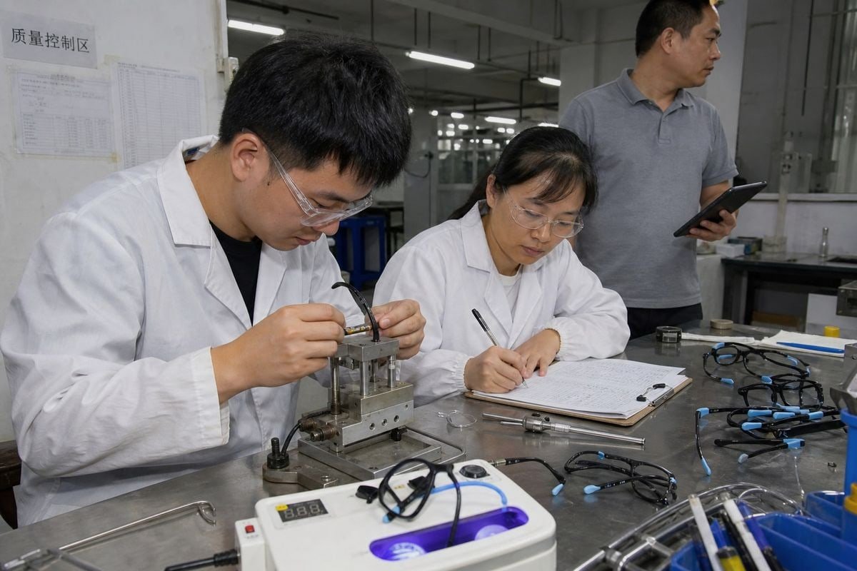 OEM Safety Compliance OEM factory sharing responsibility for kids eyewear safety compliance and testing (ID#3)