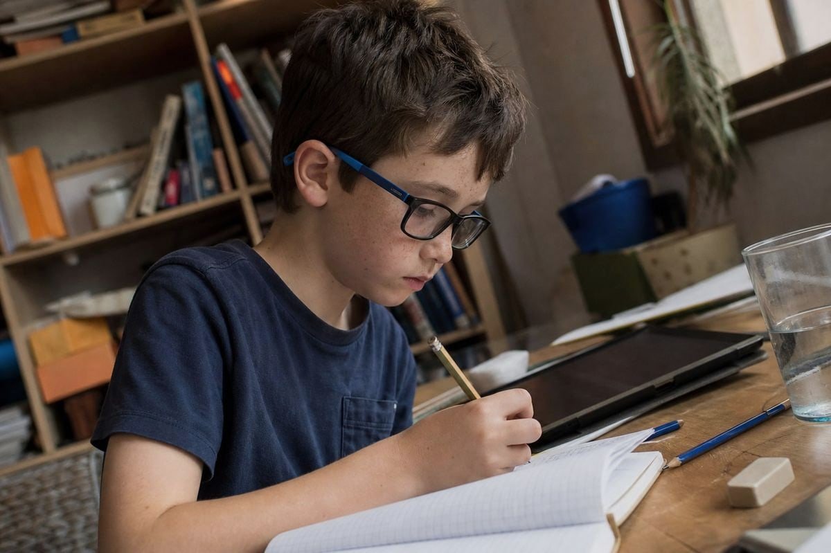 Kids' optical frames designed for comfortable homework and tablet use (ID#1)