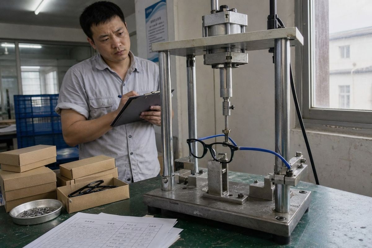 Pre-Production Sizing Adjustments Staged manufacturing process to fix kids' frame sizing before mass production (ID#5)