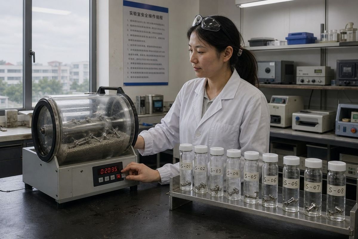 Batch consistency checks ensuring ongoing nickel release compliance for eyewear production (ID#5)