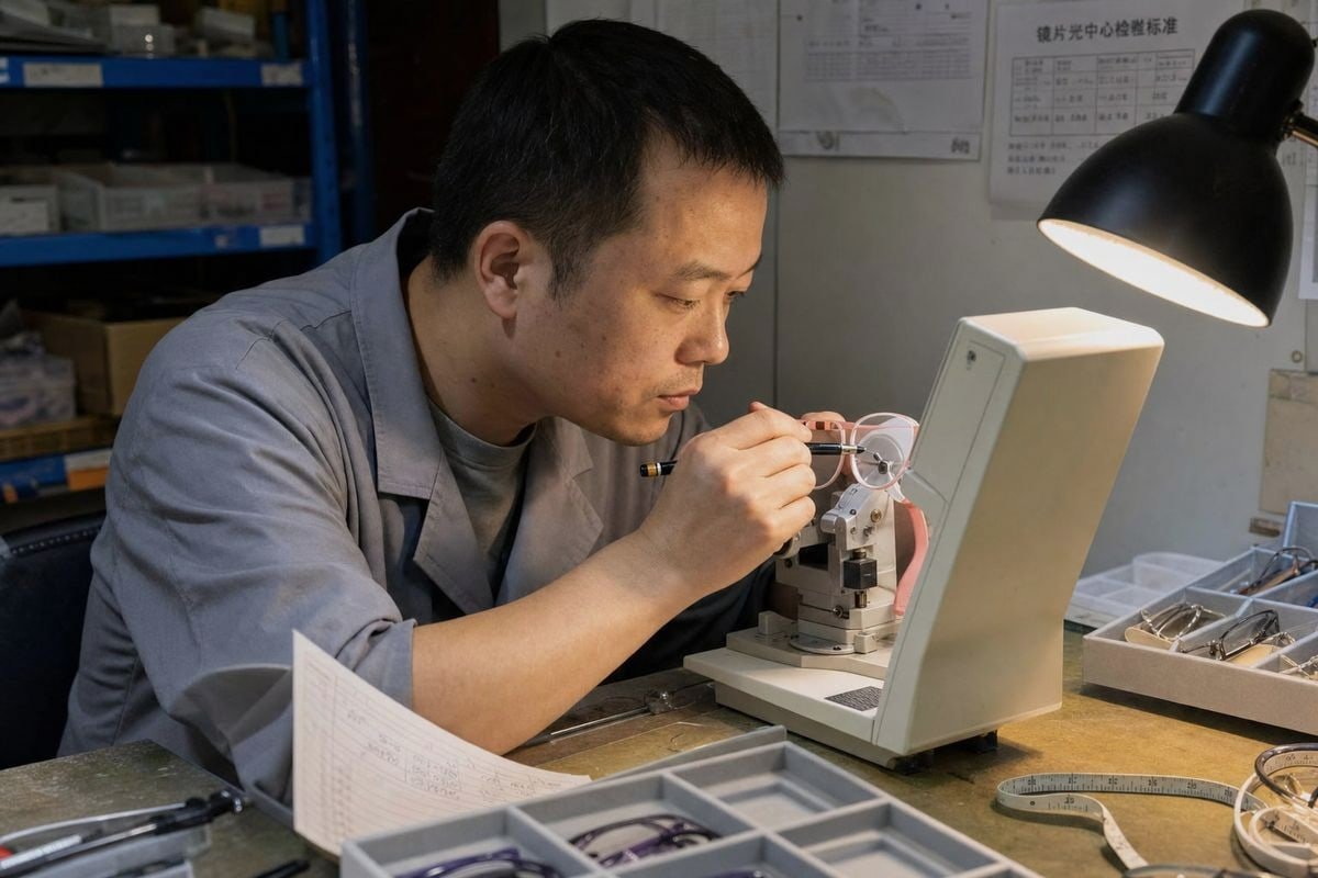 Lens compatibility and fitting differences between optometry-grade and retail eyewear frames (ID#3)