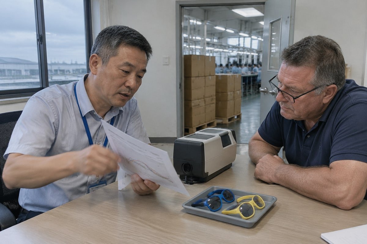 UV400 Verification Methods Verify supplier UV400 sunglasses claims with lab test reports and certificates (ID#2)
