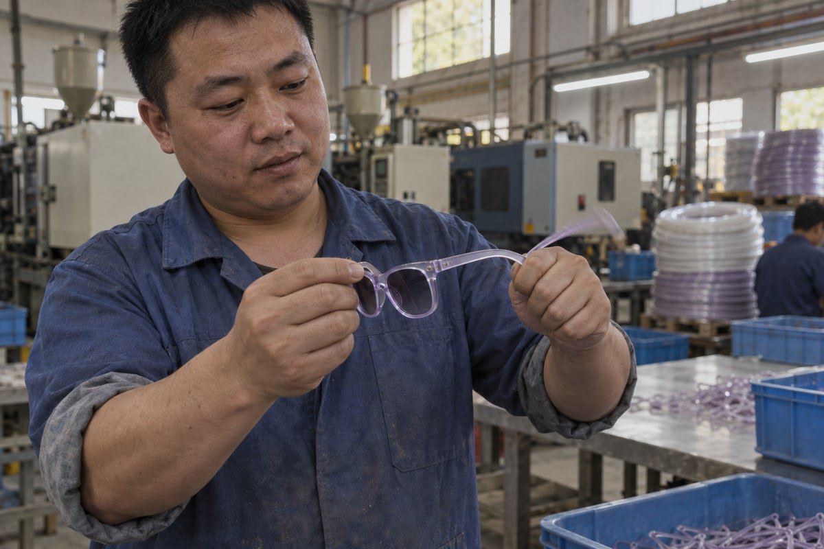 TR90 Durability and Performance Durable TR90 frames with impact resistance and heat tolerance (ID#4)