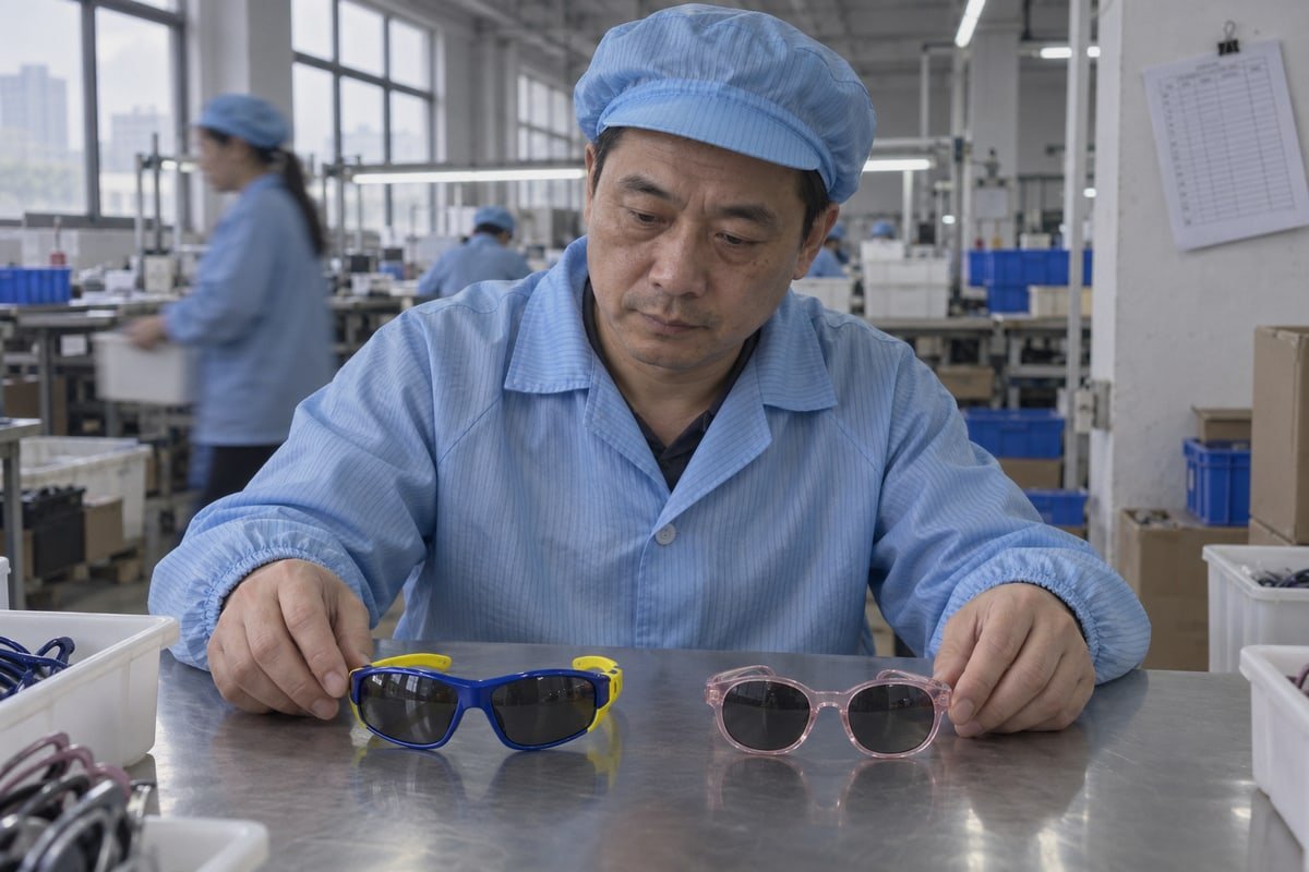 Comparison of sport-style and everyday TPEE kids sunglasses for different activities (ID#1)