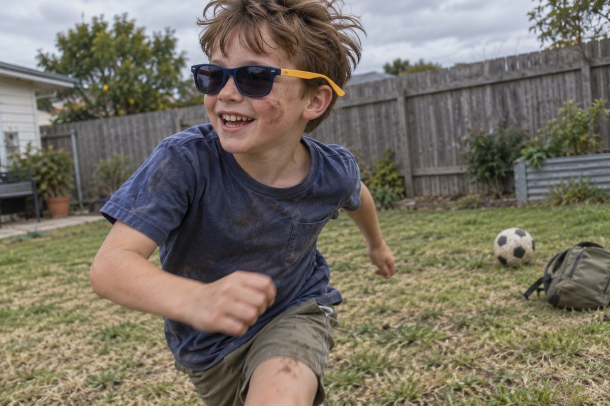 TR90 kids' sunglasses frame designs suited for active, durable everyday wear (ID#1)
