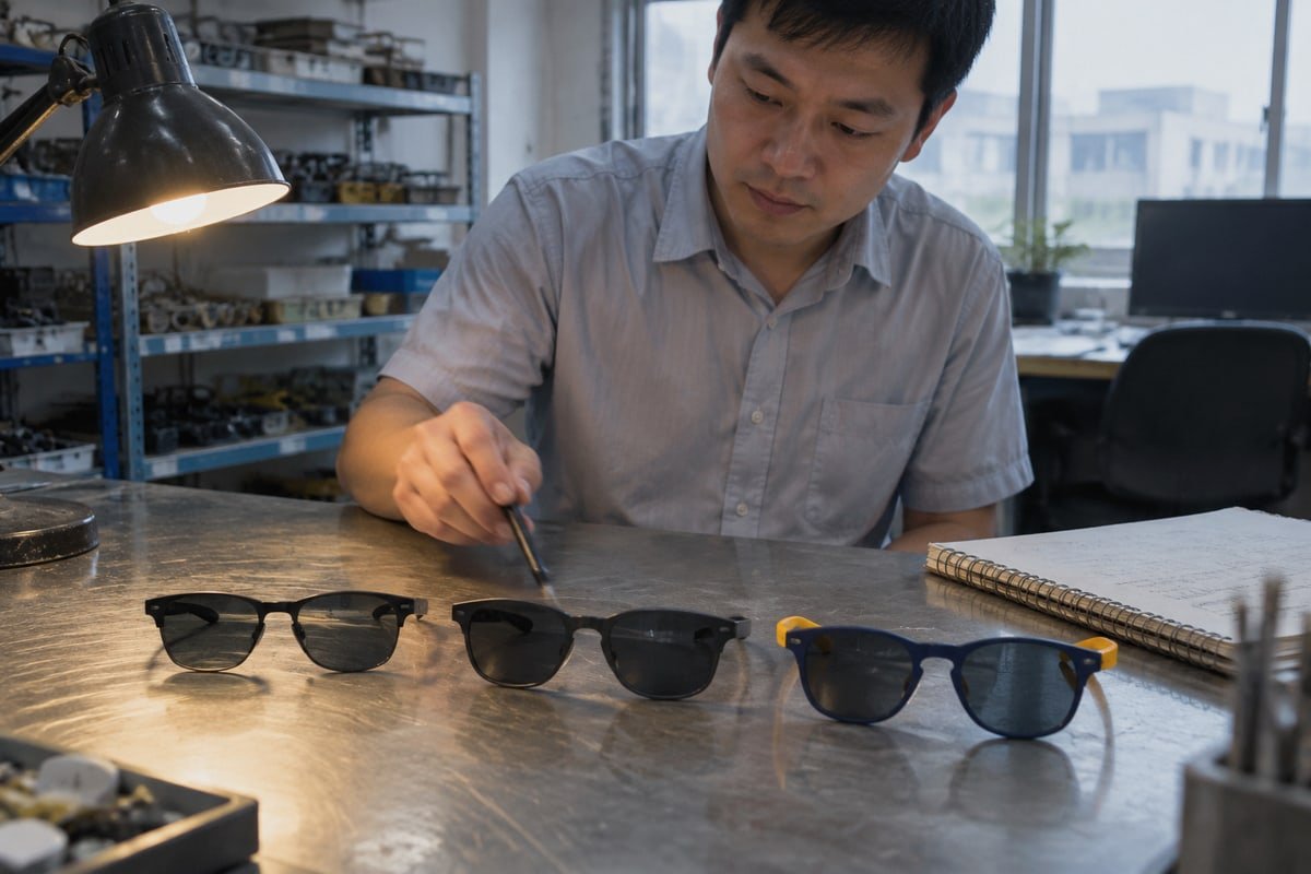 TR90 Flexibility Tips Flexible TR90 frame materials and hinge design for small children's eyewear (ID#5)