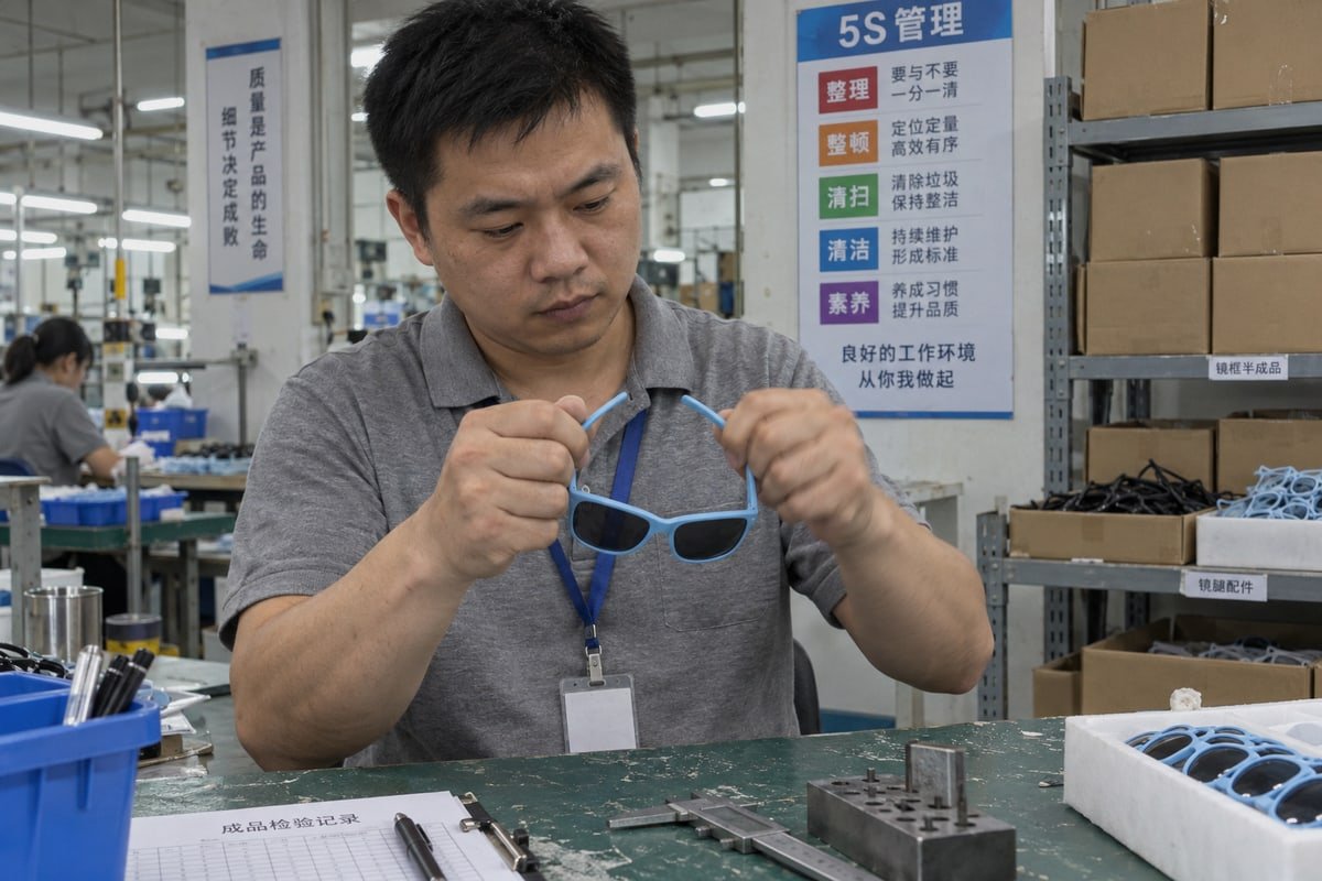 Polarized lenses do not affect TR90 or TPEE frame flexibility and durability (ID#3)