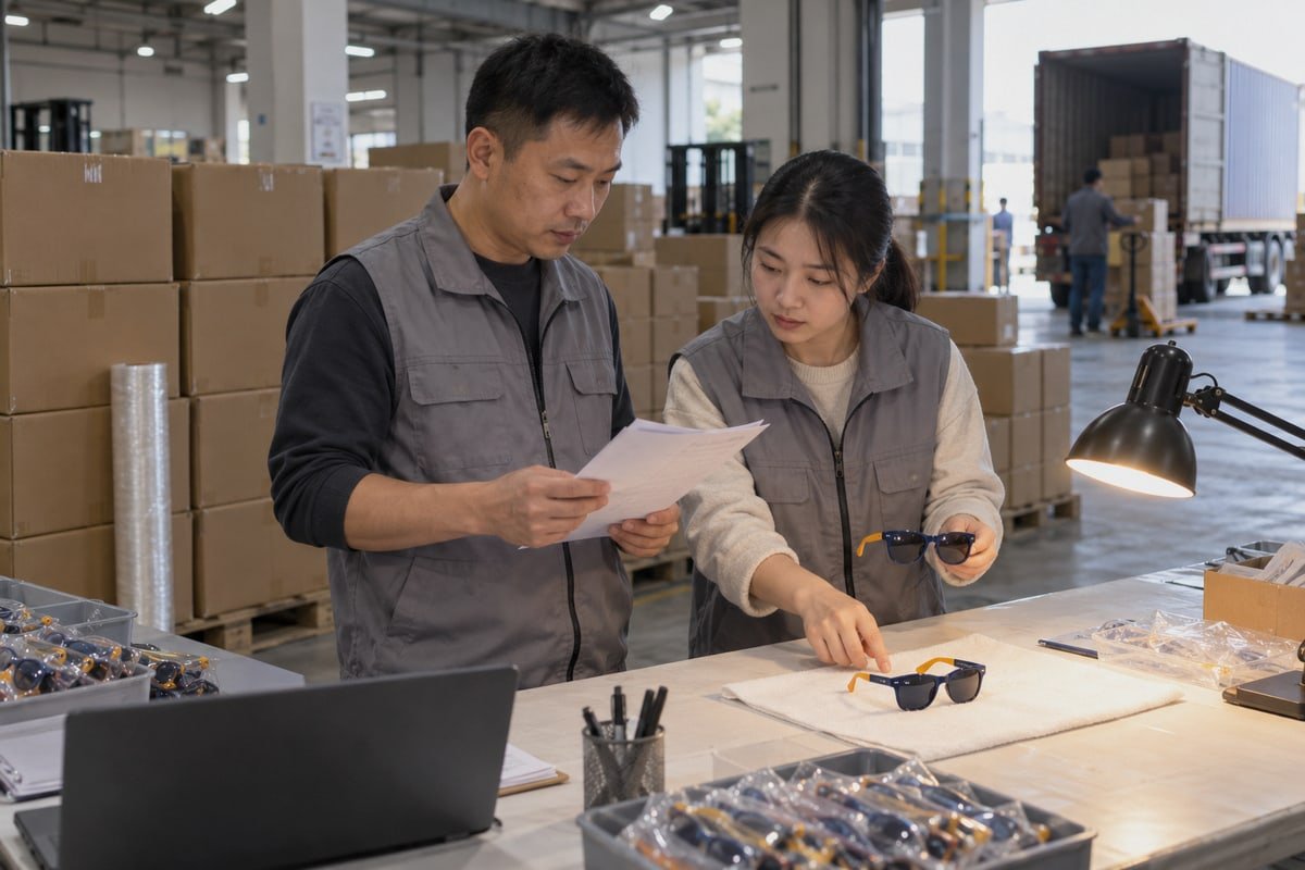 Product Packaging Information Clear packaging with size chart and UV400 labeling reduces misunderstandings and negative reviews (ID#5)