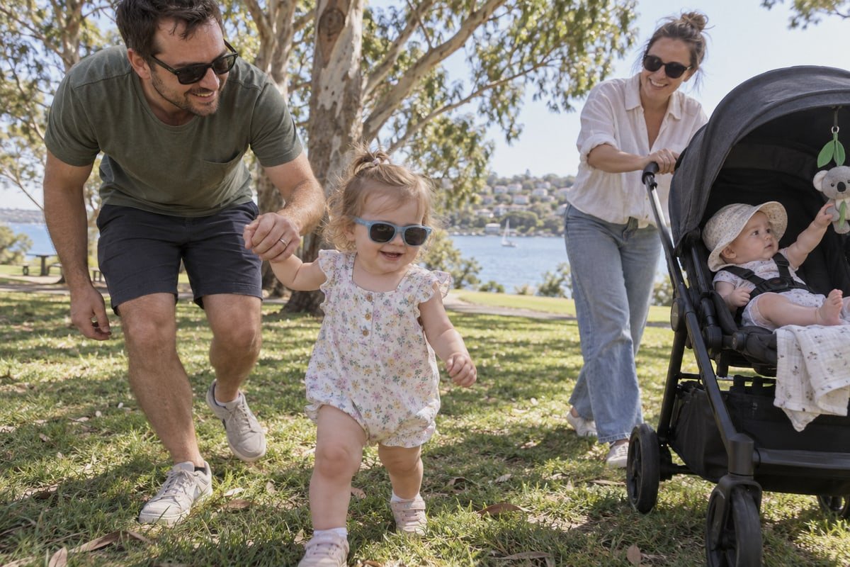 Babies under six months need shade and hats instead of sunglasses for eye protection (ID#3)