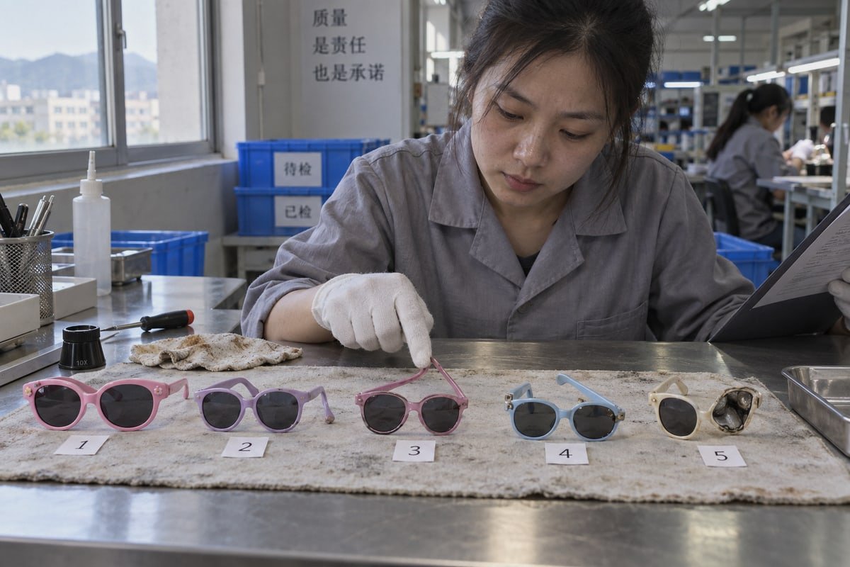 Testing TR90 TPEE frames against plastic for heat performance verification (ID#4)