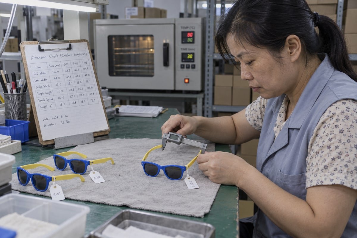 Comparison of TPEE, TR90, and acetate frame heat resistance in sunglasses (ID#4)