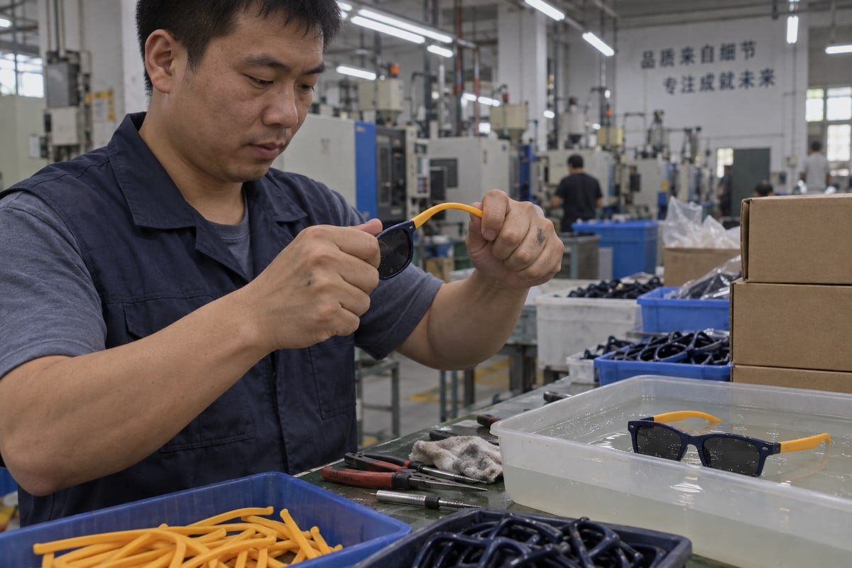 Protective Frame Coatings Additional coatings and treatments improving chemical resistance of sunglasses frames and hardware (ID#4)