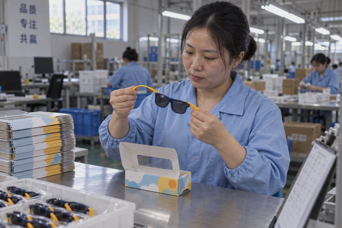 Custom Protective Packaging Custom packaging designs that help brands stand out while protecting TR90 sunglasses (ID#5)