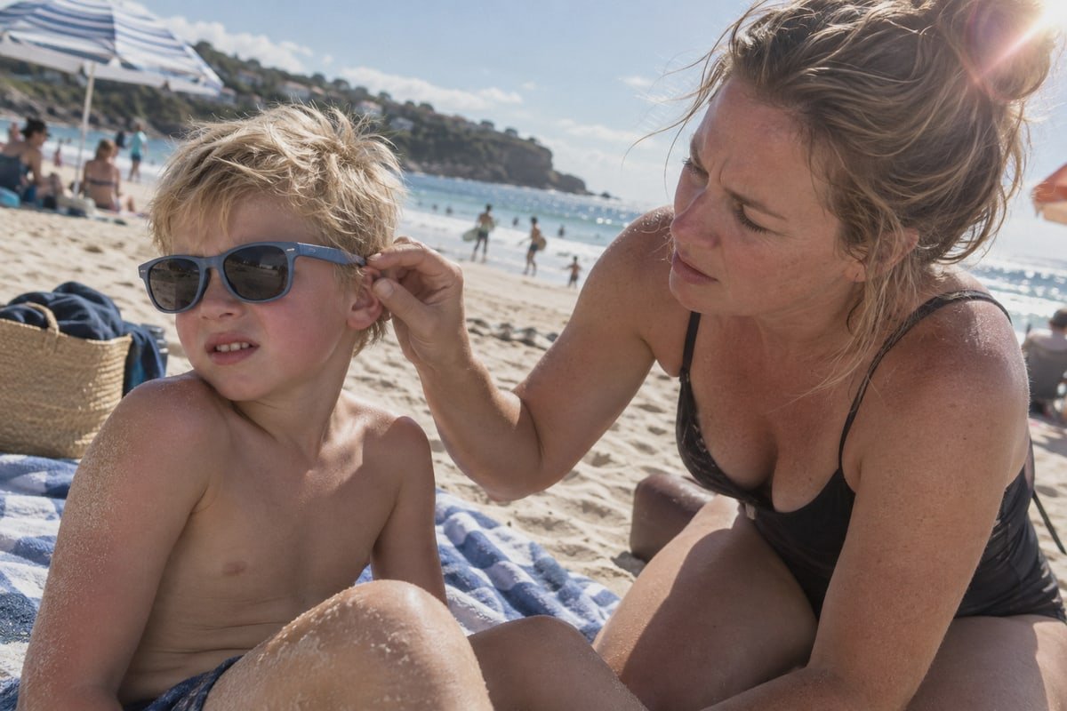 Why sweat and sunscreen build up quickly on TPEE temples and prevention tips (ID#3)