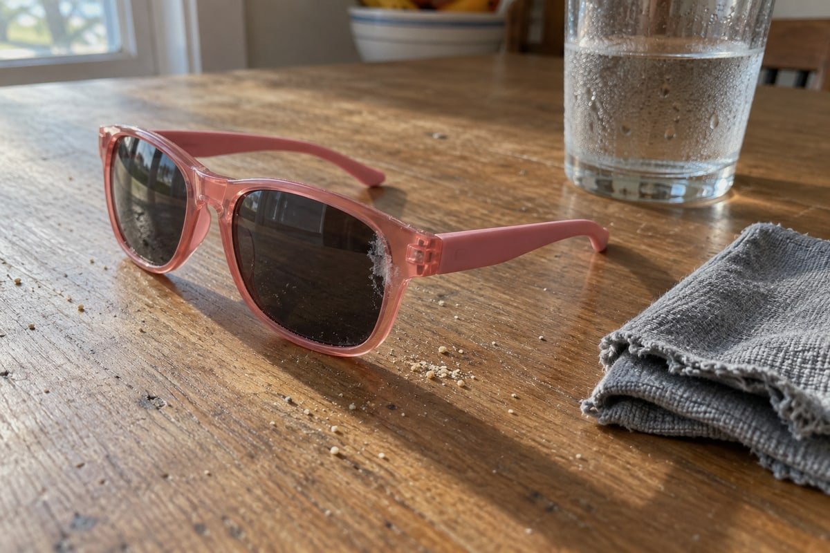 Household cleaning products that can damage TR90 and TPEE kids sunglasses (ID#4)