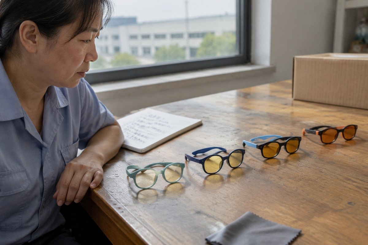 Choosing Lens Tint Levels Comparing lens tint levels for balanced protection and color perception in children (ID#3)