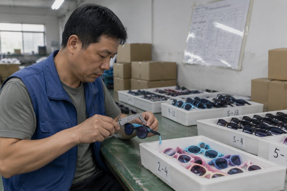 Consistent Lens Coating Prevent inconsistent lens tints and coatings by approving golden samples and batch testing (ID#5)
