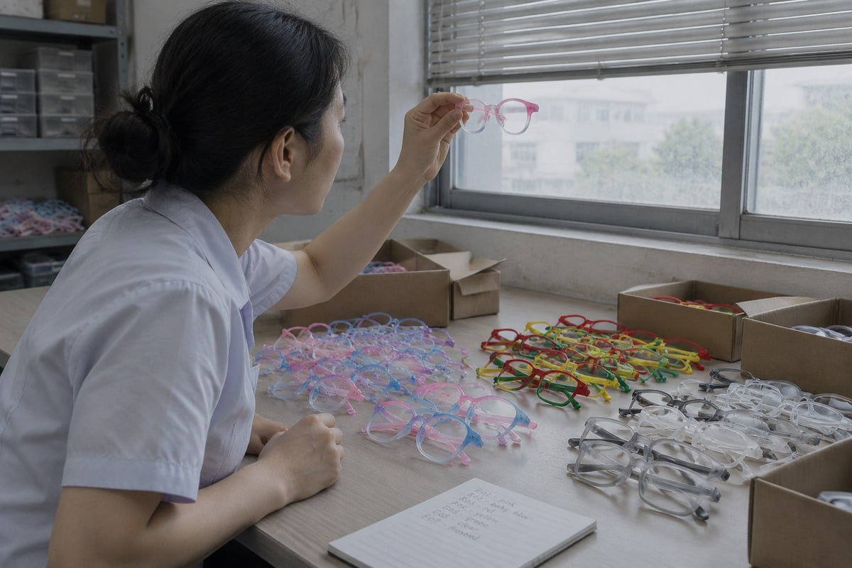 Gender Design Trends Gender-based color and finish trends for stocking kids optical eyewear frames (ID#3)