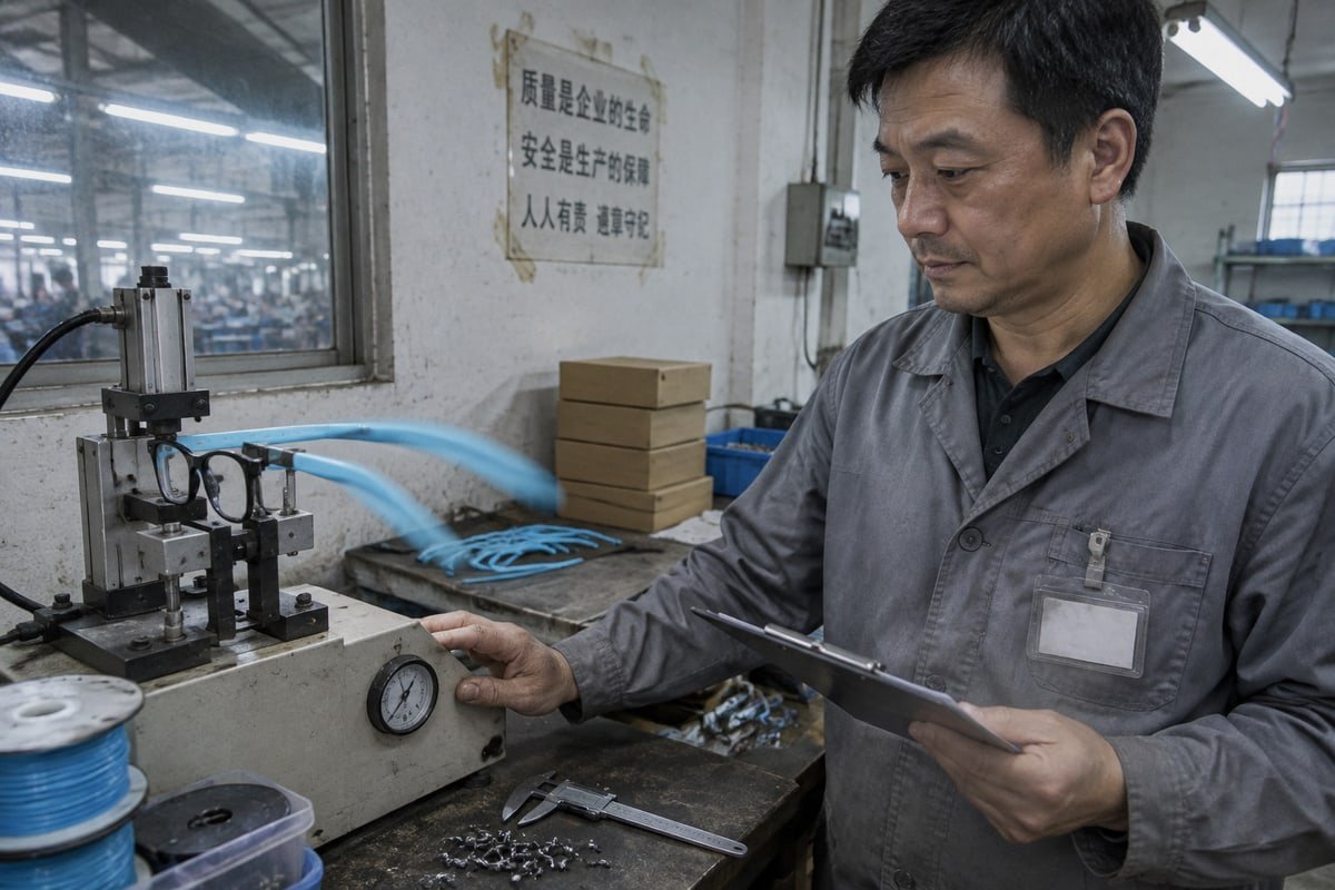 Fatigue resistance and temple bending testing process for TR90 kids optical frames (ID#1)