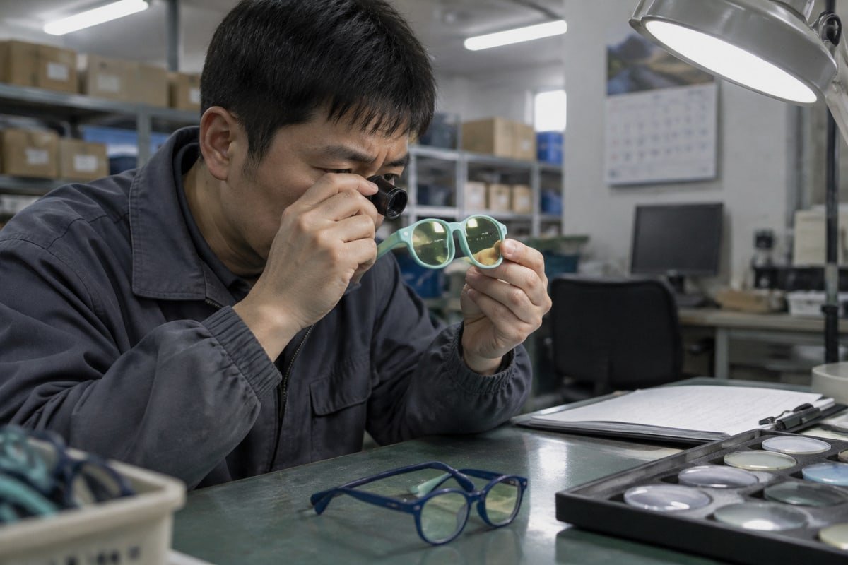 Lens Coating Issues Guide to handling reports of peeling or discolored lens coatings from customers (ID#2)