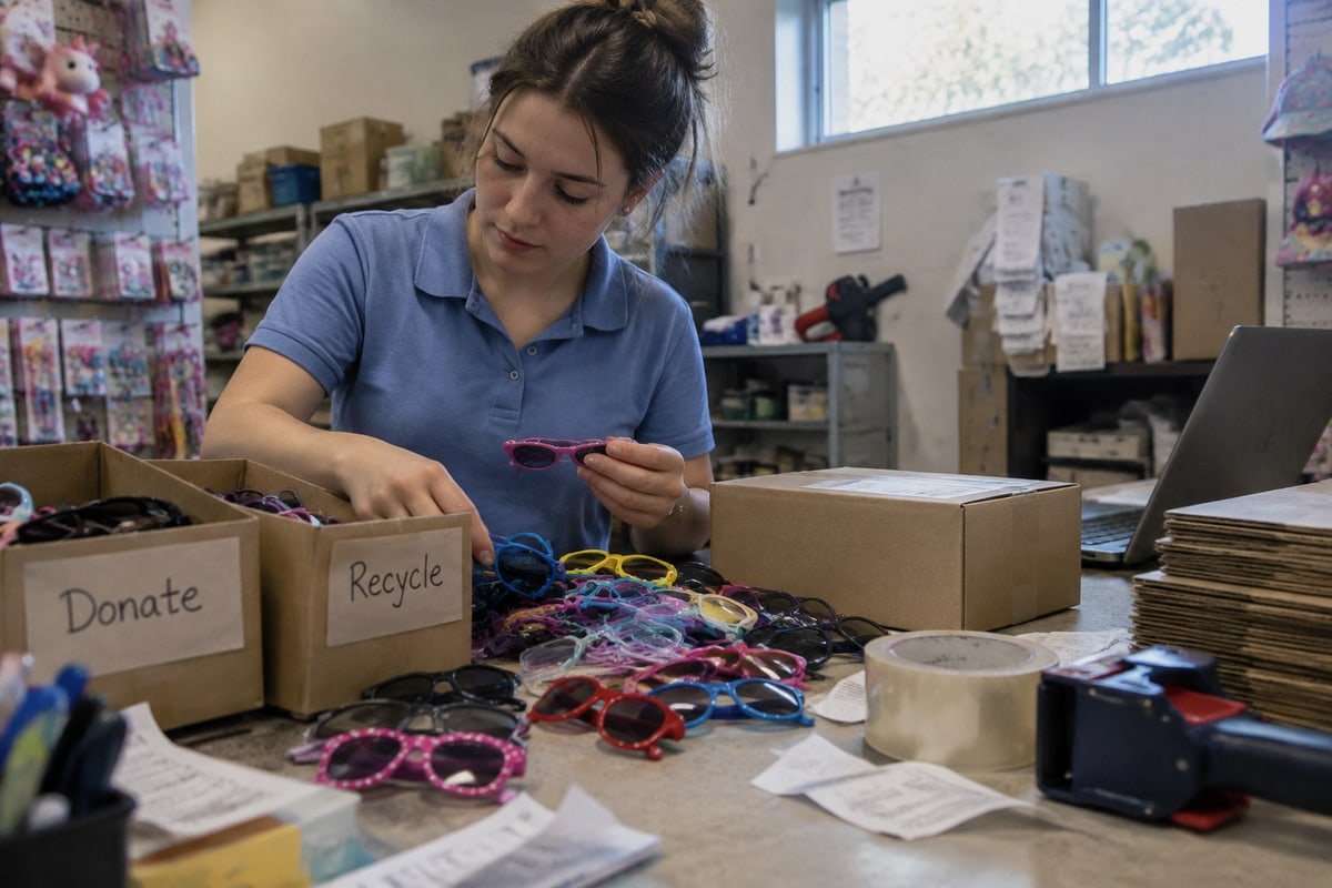 Building Take-Back Programs Setting up mail-back and retailer drop-box recycling programs for kids eyewear brands (ID#3)