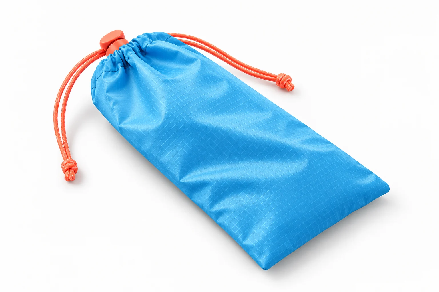 Nylon drawstring pouch — customization illustration