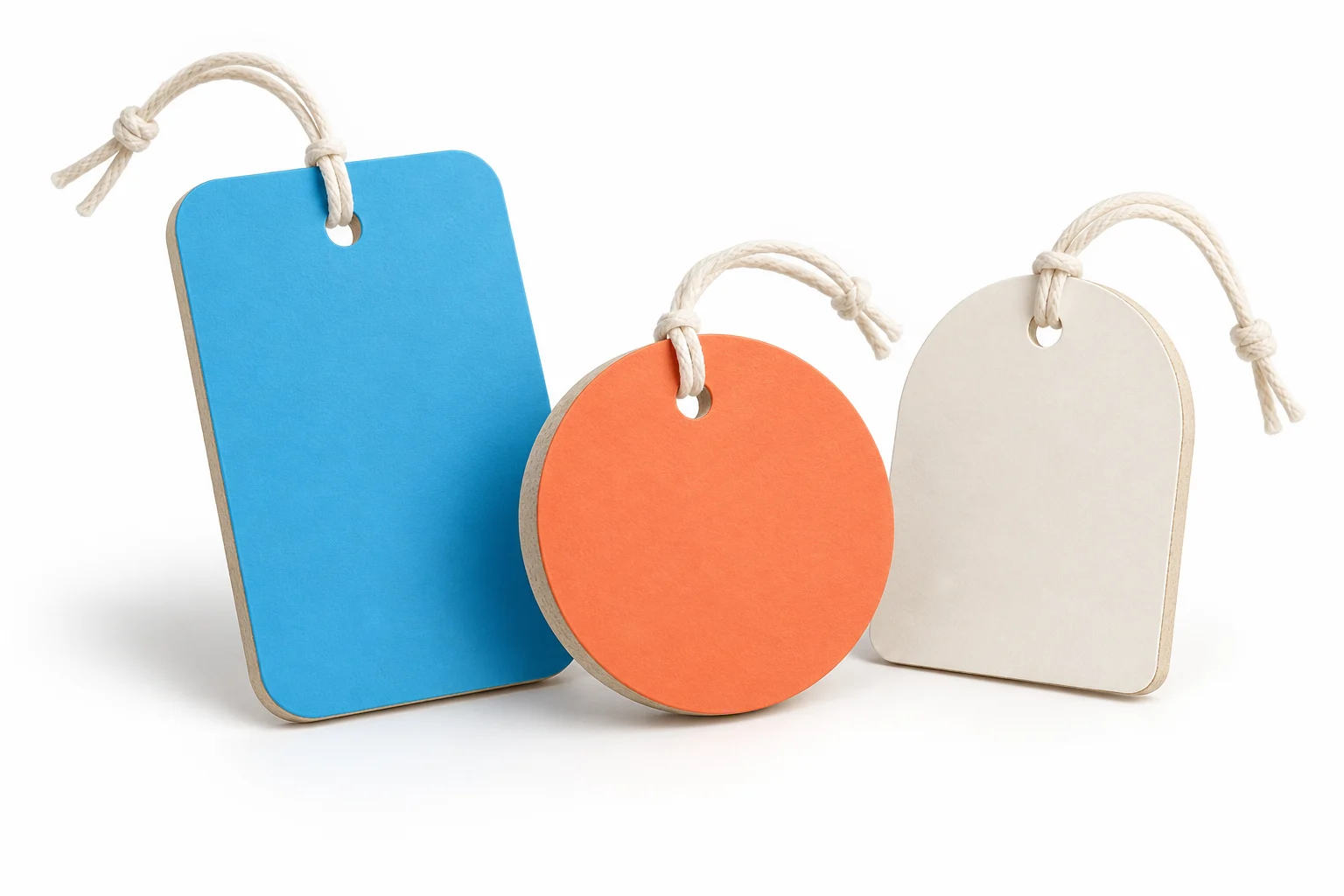 Hang tags — customization illustration