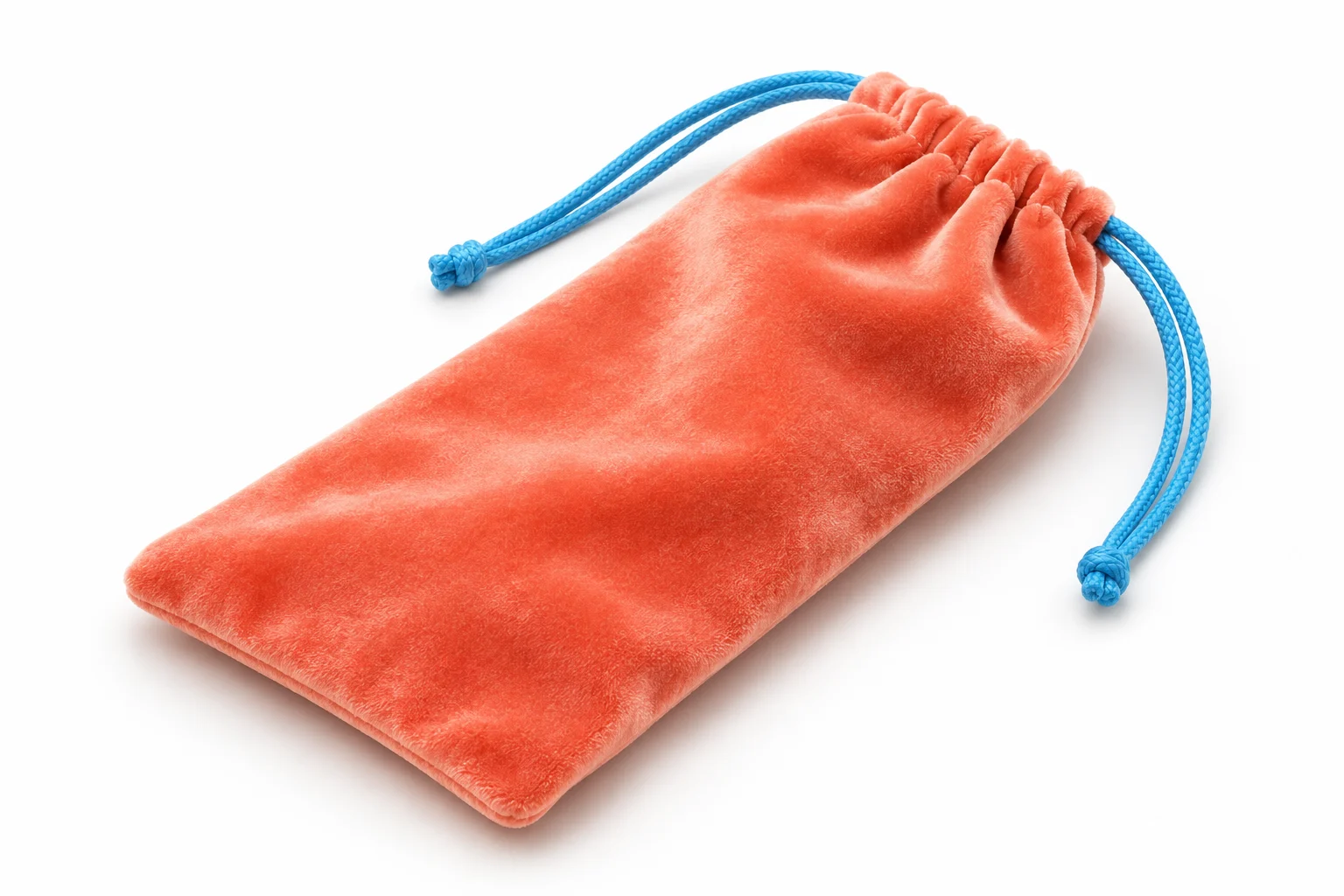 Velvet eyeglass pouch — customization illustration